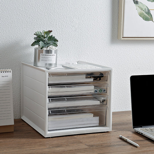 Office Drawer Type Organizing Box Rack