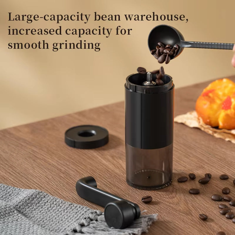 Manual Coffee Bean Grinder Portable Grinder Home Outdoors Travel Hand Crank Coffee Grinder Adjustable Bean Grinde